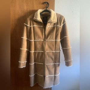DENNIS BASSO faux fur coat